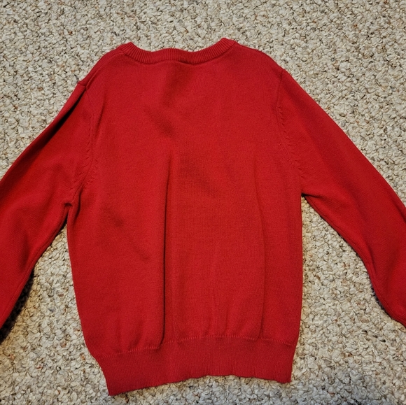 Carter's size 4T unisex red sweater NWOT - Picture 2 of 3